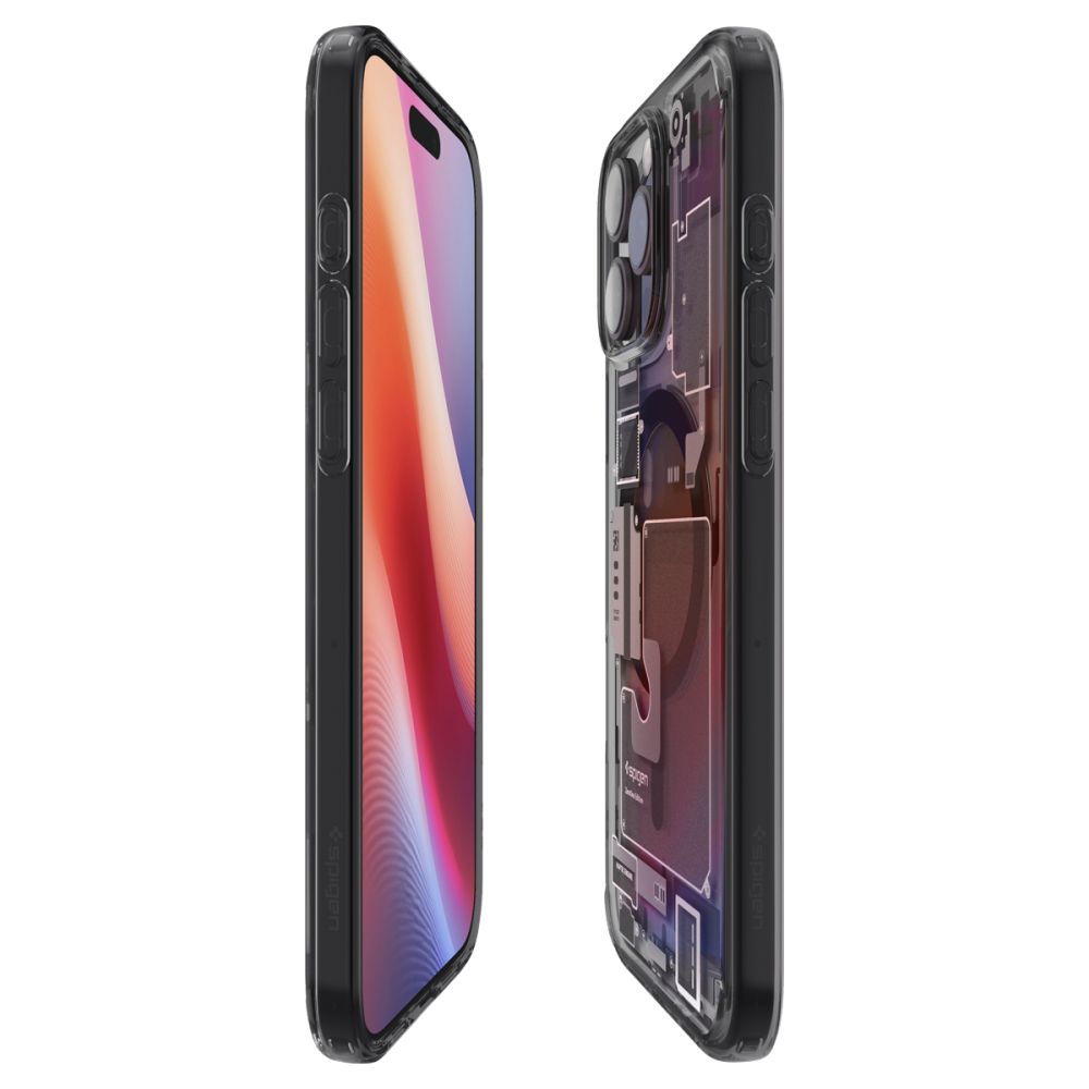 Husa MagSafe pentru Apple iPhone 16 Pro, Spigen, Ultra Hybrid Zero One, Neagra Mata ACS08135