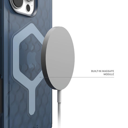 Husa MagSafe pentru Apple iPhone 16 Pro, Urban Armor Gear, Essential Armor, Albastra