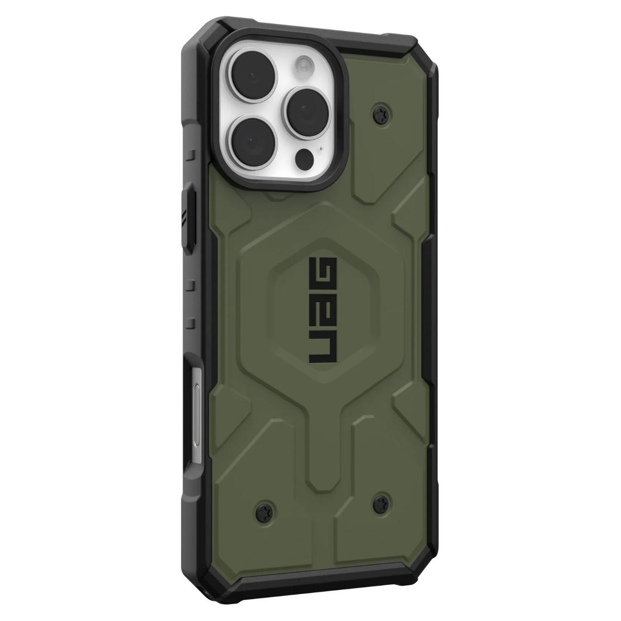Husa MagSafe pentru Apple iPhone 16 Pro, Urban Armor Gear, Pathfinder, Verde