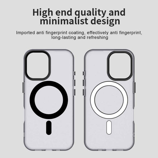 Husa MagSafe pentru Apple iPhone 16, Techsuit, CandyCase, Neagra