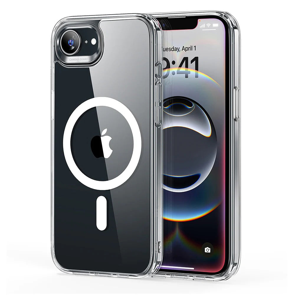 Husa MagSafe pentru Apple iPhone 17e / 16e, ESR, Classic Hybrid, Transparenta