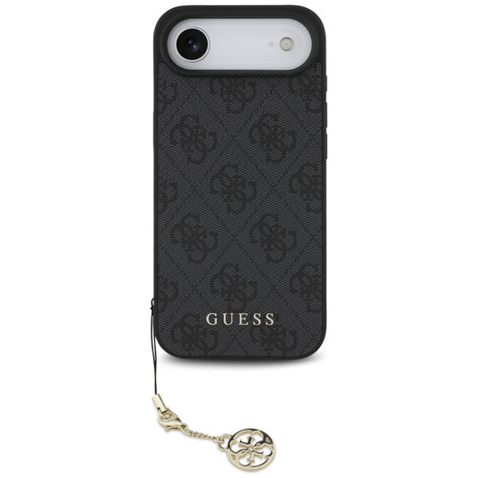 Husa MagSafe pentru Apple iPhone 17 Air, Guess, 4G Charm Cradle, Neagra