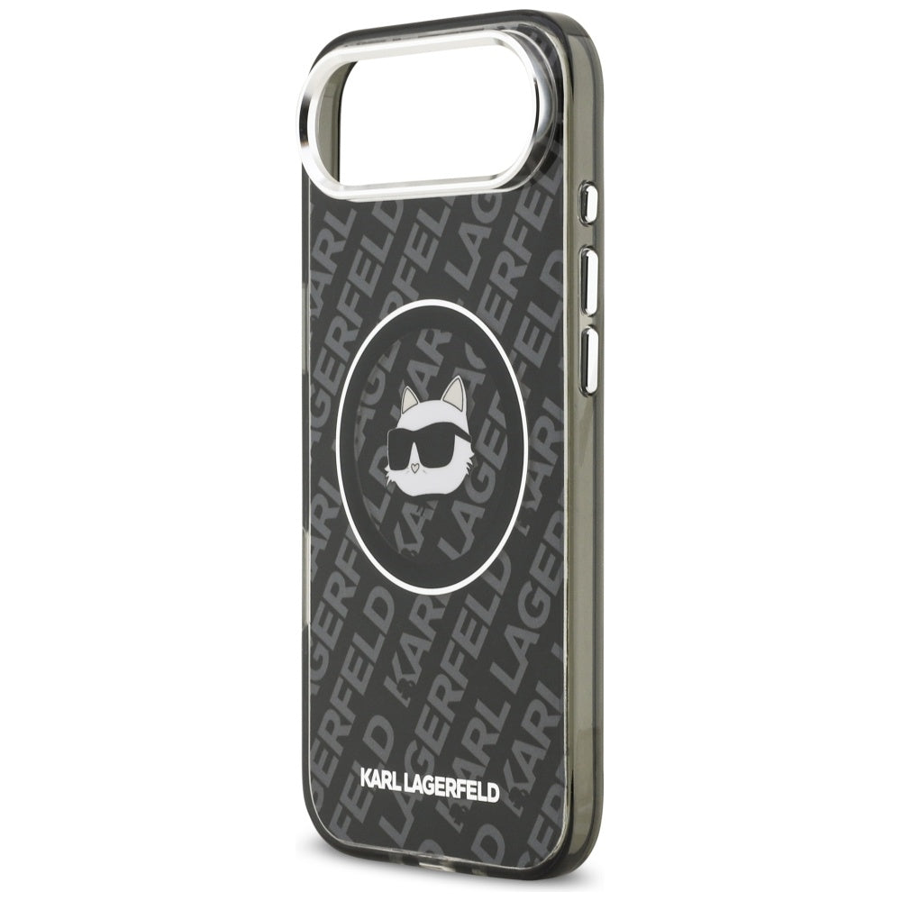 Husa MagSafe pentru Apple iPhone 17 Air, Karl Lagerfeld, IML Choupette`s Head, Neagra