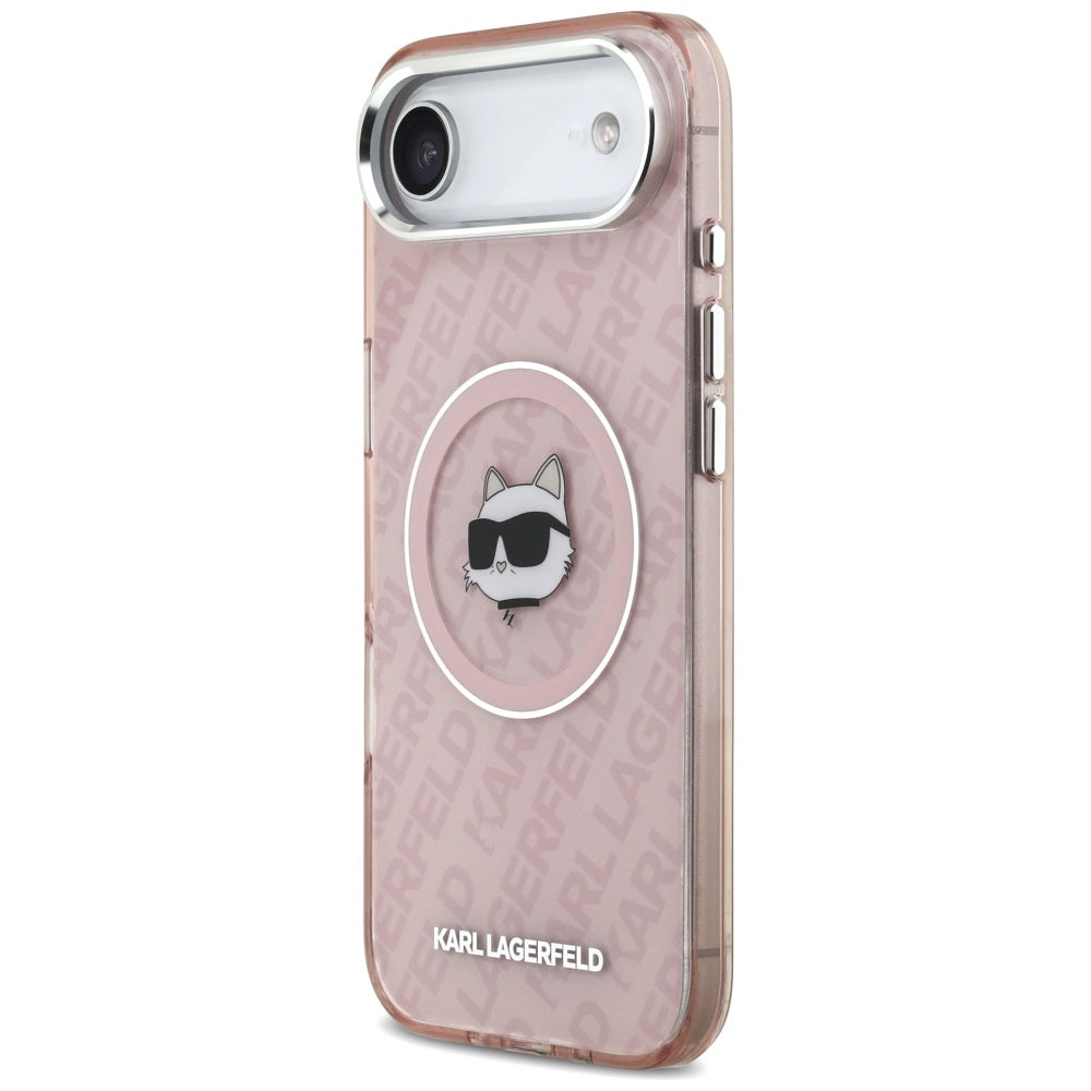 Husa MagSafe pentru Apple iPhone 17 Air, Karl Lagerfeld, IML Choupette`s Head, Roz