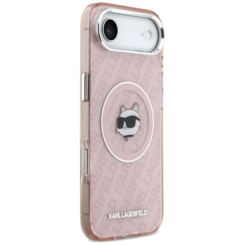 Husa MagSafe pentru Apple iPhone 17 Air, Karl Lagerfeld, IML Choupette`s Head, Roz