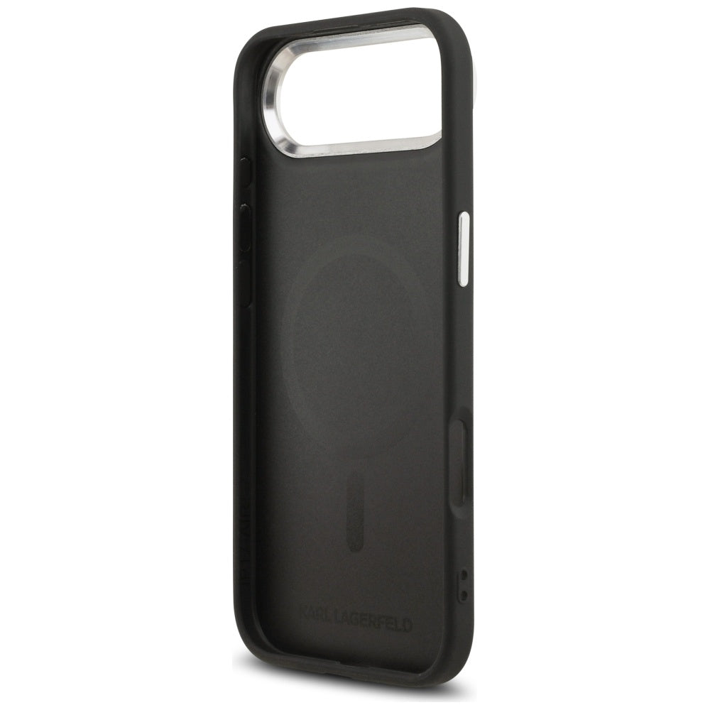 Husa MagSafe pentru Apple iPhone 17 Air, Karl Lagerfeld, Karl Pin, Neagra