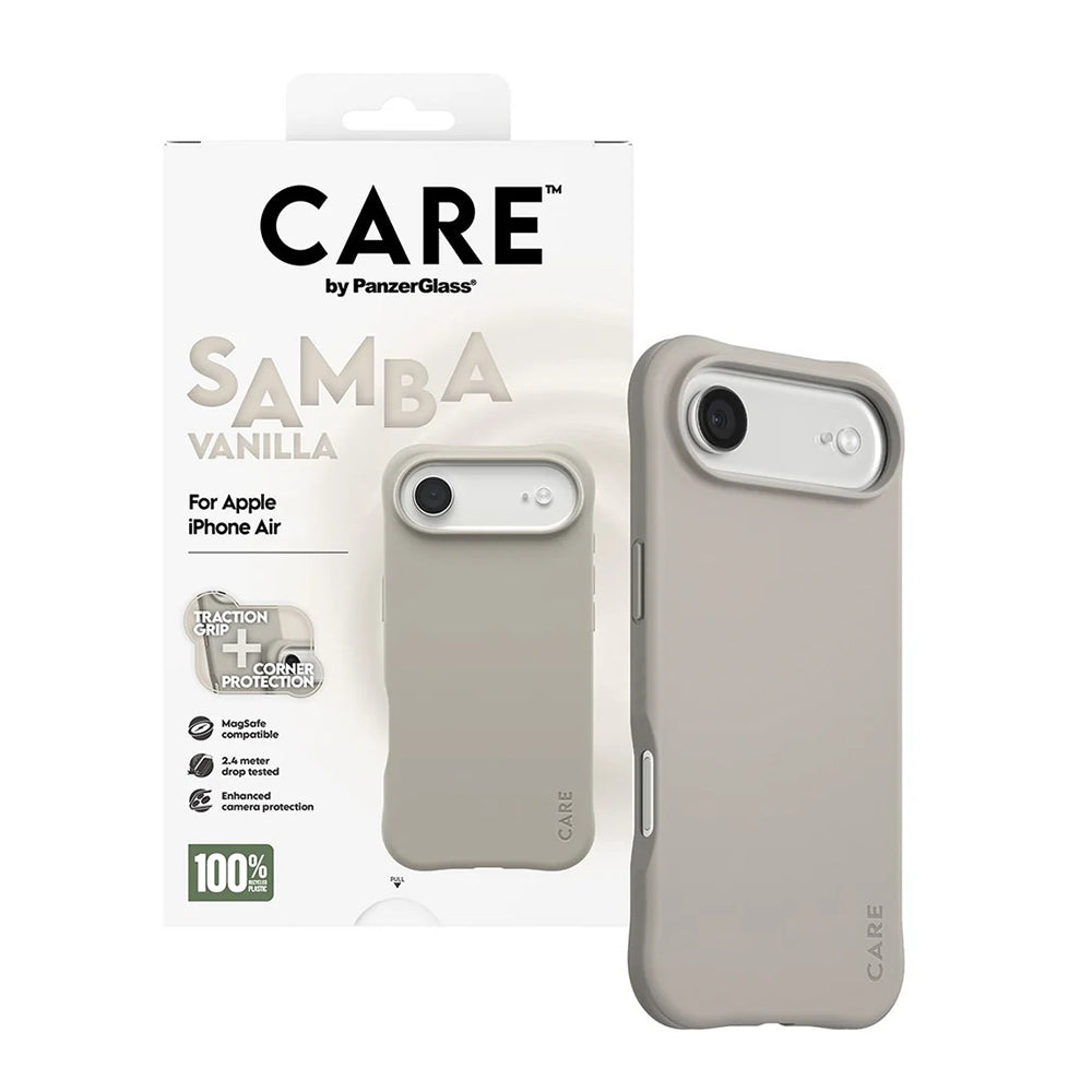 Husa MagSafe pentru Apple iPhone 17 Air, PanzerGlass, Care Fashionable, Bej