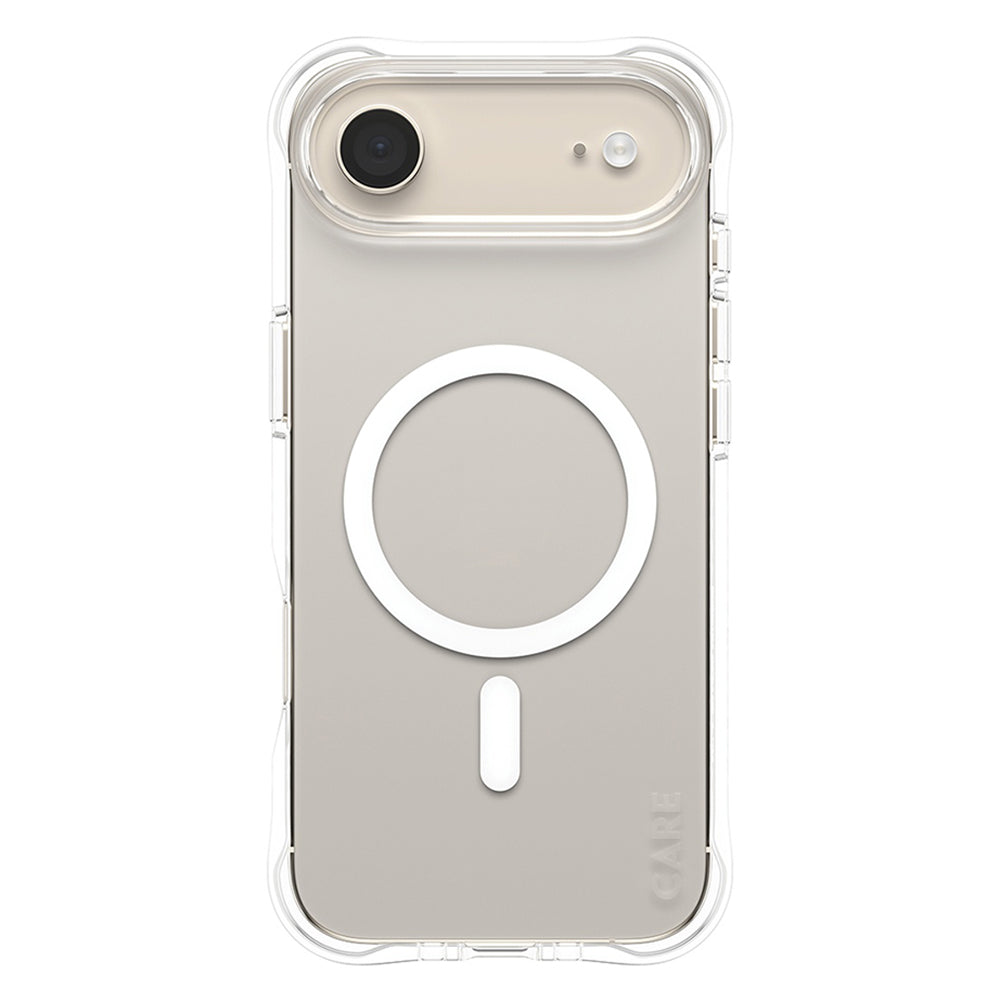 Husa MagSafe pentru Apple iPhone 17 Air, PanzerGlass, Care Fashionable, Transparenta Alba