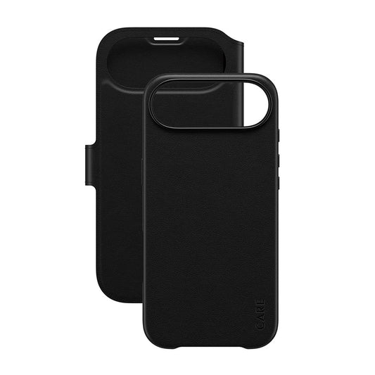 Husa MagSafe pentru Apple iPhone 17 Air, PanzerGlass, Care Feature Tango Two-in-One, Neagra