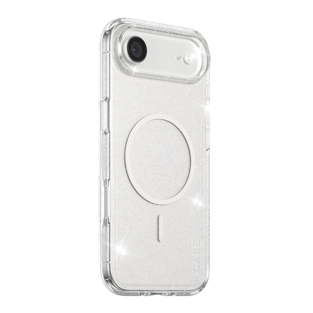 Husa MagSafe pentru Apple iPhone 17 Air, PanzerGlass, Care Urban Explorer Star Lit, Transparenta Alba