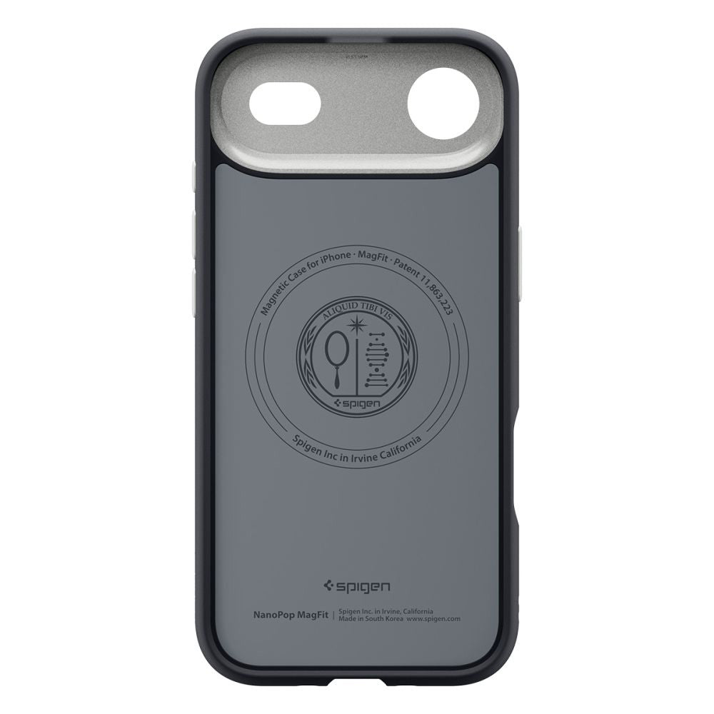 Husa MagSafe pentru Apple iPhone 17 Air, Spigen, Caseology Nano Pop, Neagra ACS10301