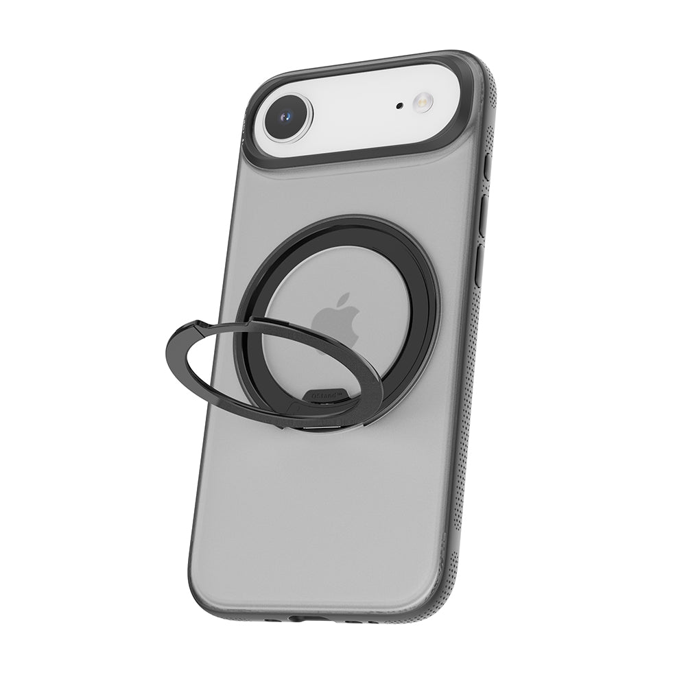 Husa MagSafe pentru Apple iPhone 17 Air, Torras, Ostand R Fitness, Neagra