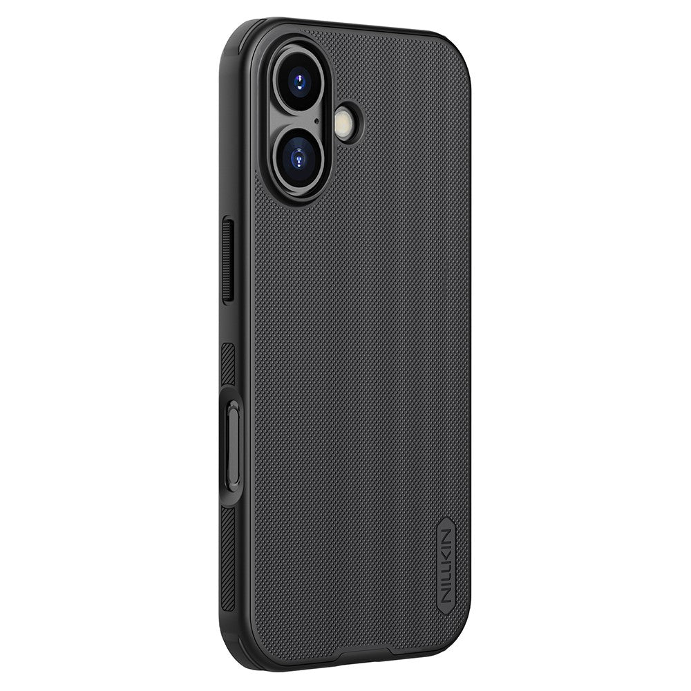Husa MagSafe pentru Apple iPhone 17, Nillkin, Super Shield Pro, Neagra Satinata