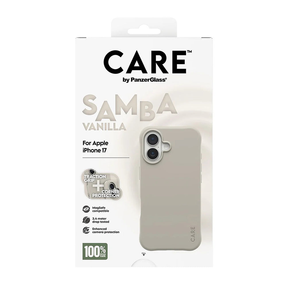 Husa MagSafe pentru Apple iPhone 17, PanzerGlass, Care Fashionable, Bej