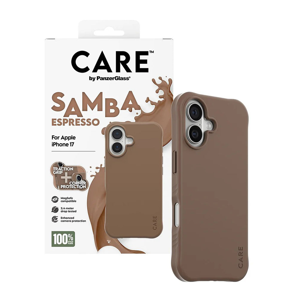 Husa MagSafe pentru Apple iPhone 17, PanzerGlass, Care Fashionable, Maro