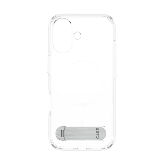 Husa MagSafe pentru Apple iPhone 17, PanzerGlass, Care Feature Kickstand, Transparenta