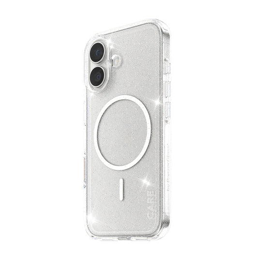 Husa MagSafe pentru Apple iPhone 17, PanzerGlass, Care Urban Explorer Star Lit, Transparenta Alba