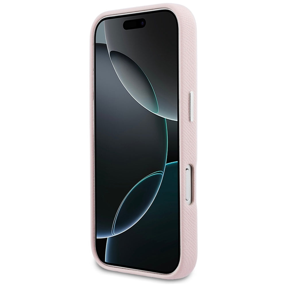 Husa MagSafe pentru Apple iPhone 17 Pro, Karl Lagerfeld, Karl & Choupette Head's Pin, Roz