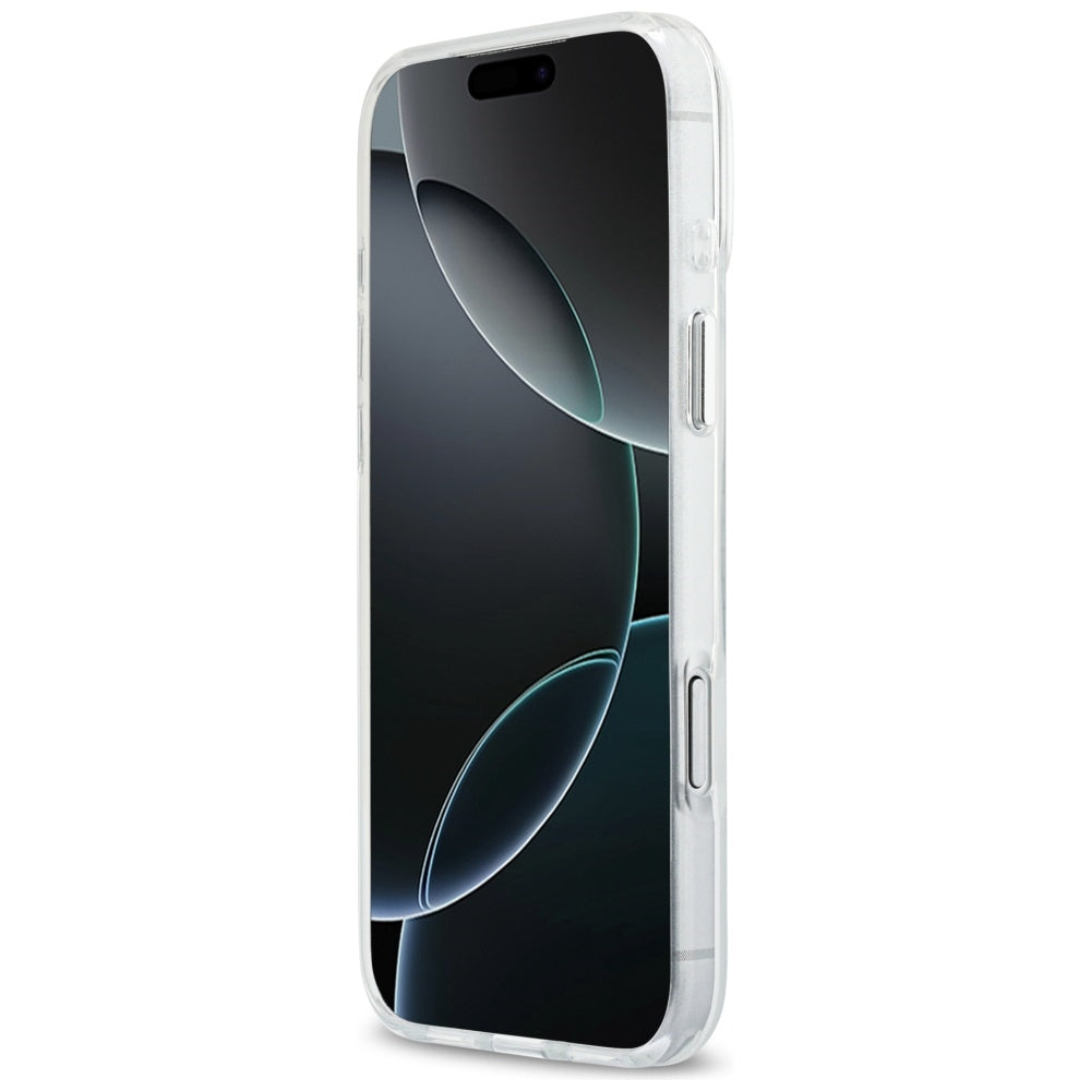Husa MagSafe pentru Apple iPhone 17 Pro Max, Karl Lagerfeld, IML Logo RSG, Transparenta