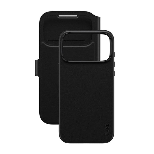 Husa MagSafe pentru Apple iPhone 17 Pro Max, PanzerGlass, Care Feature Tango Two-in-One, Neagra