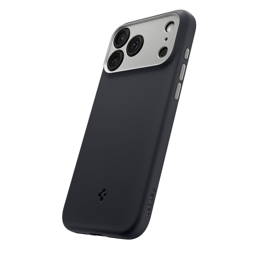 Husa MagSafe pentru Apple iPhone 17 Pro Max, Spigen, Caseology Nano Pop, Neagra