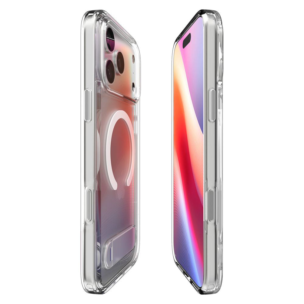 Husa MagSafe pentru Apple iPhone 17 Pro Max, Spigen, Ultra Hybrid S, Transparenta