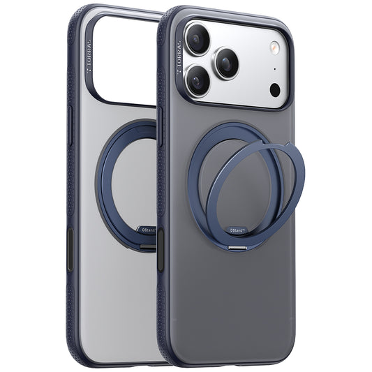 Husa MagSafe pentru Apple iPhone 17 Pro Max, Torras, Ostand R Fitness, Albastra