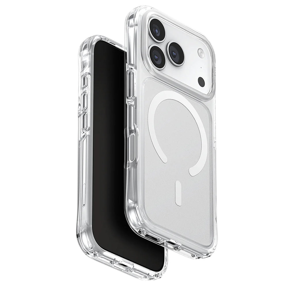 Husa MagSafe pentru Apple iPhone 17 Pro Max, UNIQ, LifePro Xtreme MagClick, Transparenta