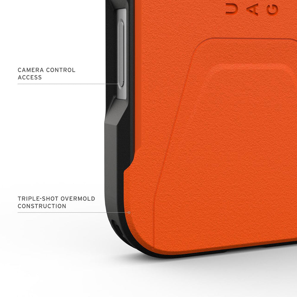 Husa MagSafe pentru Apple iPhone 17 Pro Max, Urban Armor Gear, Civilian LT, Portocalie