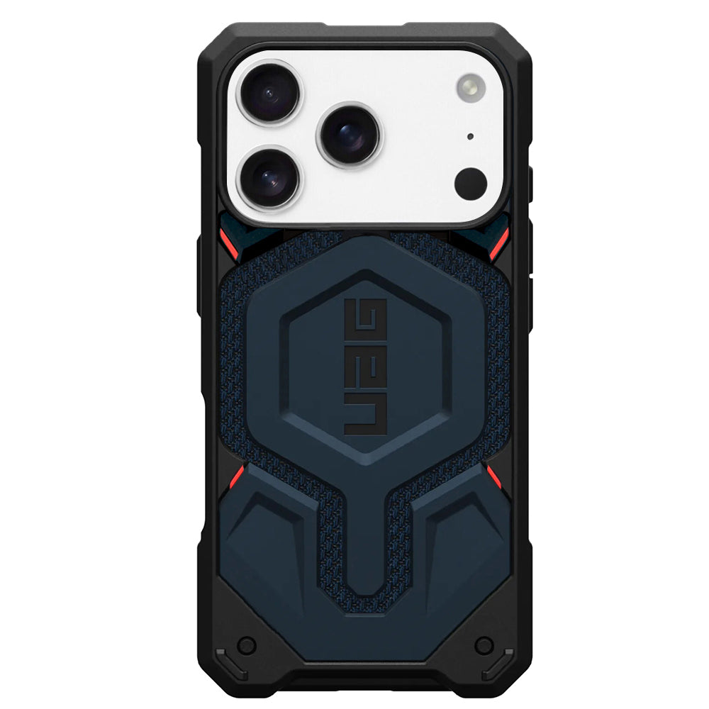 Husa MagSafe pentru Apple iPhone 17 Pro Max, Urban Armor Gear, Monarch Pro Kevlar, Bleumarin