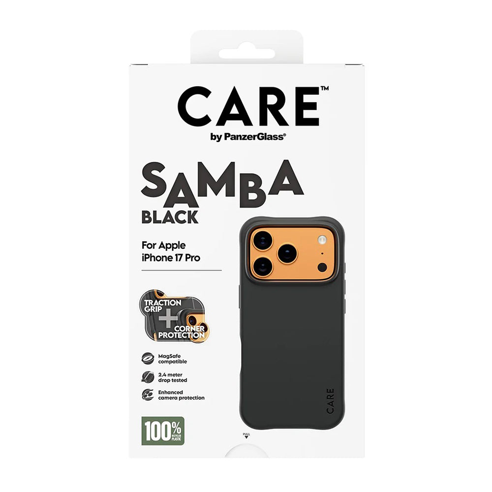 Husa MagSafe pentru Apple iPhone 17 Pro, PanzerGlass, Care Fashionable, Neagra