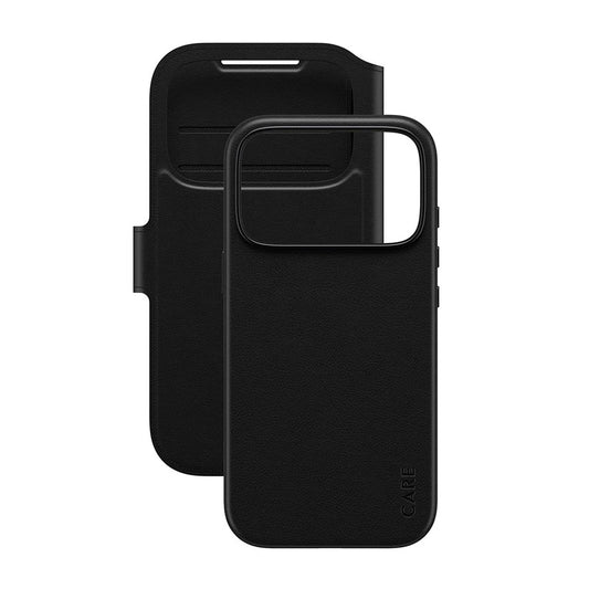 Husa MagSafe pentru Apple iPhone 17 Pro, PanzerGlass, Care Feature Tango Two-in-One, Neagra
