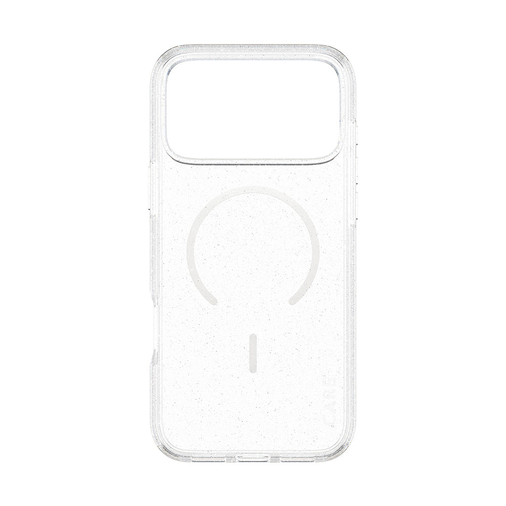 Husa MagSafe pentru Apple iPhone 17 Pro, PanzerGlass, Care Urban Explorer Star Lit, Transparenta Alba