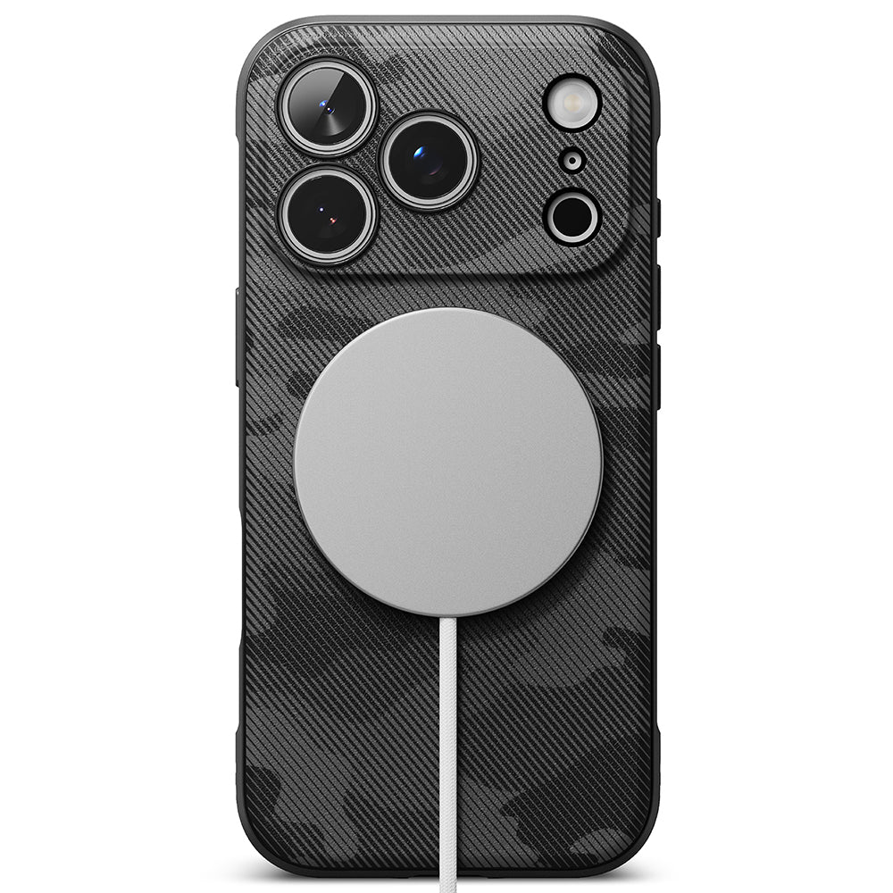 Husa MagSafe pentru Apple iPhone 17 Pro, Ringke, Onyx, Camuflaj