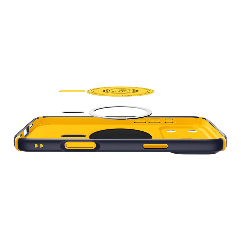 Husa MagSafe pentru Apple iPhone 17 Pro, Spigen, Caseology Nano Pop Hybrid, Mov ACS11149