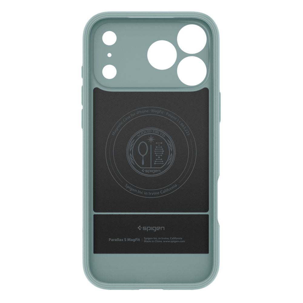Husa MagSafe pentru Apple iPhone 17 Pro, Spigen, Caseology Parallax S, Verde