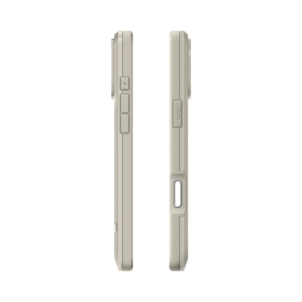 Husa MagSafe pentru Apple iPhone 17 Pro, Spigen, Classic LS, Crem ACS10479