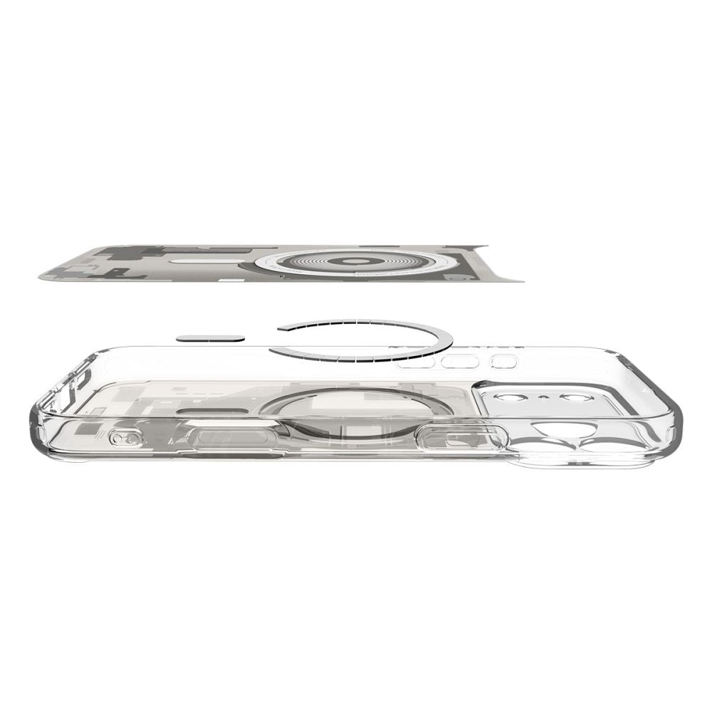 Husa MagSafe pentru Apple iPhone 17 Pro, Spigen, Ultra Hybrid Zero One, Bej ACS10352