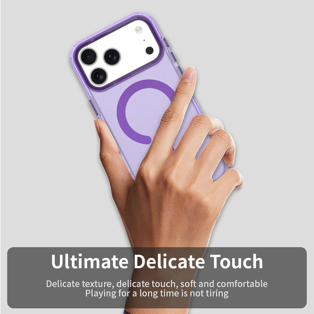 Husa MagSafe pentru Apple iPhone 17 Pro, Techsuit, CandyCase, Mov