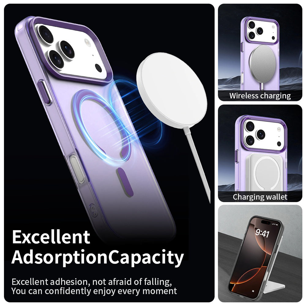 Husa MagSafe pentru Apple iPhone 17 Pro, Techsuit, CandyCase, Mov