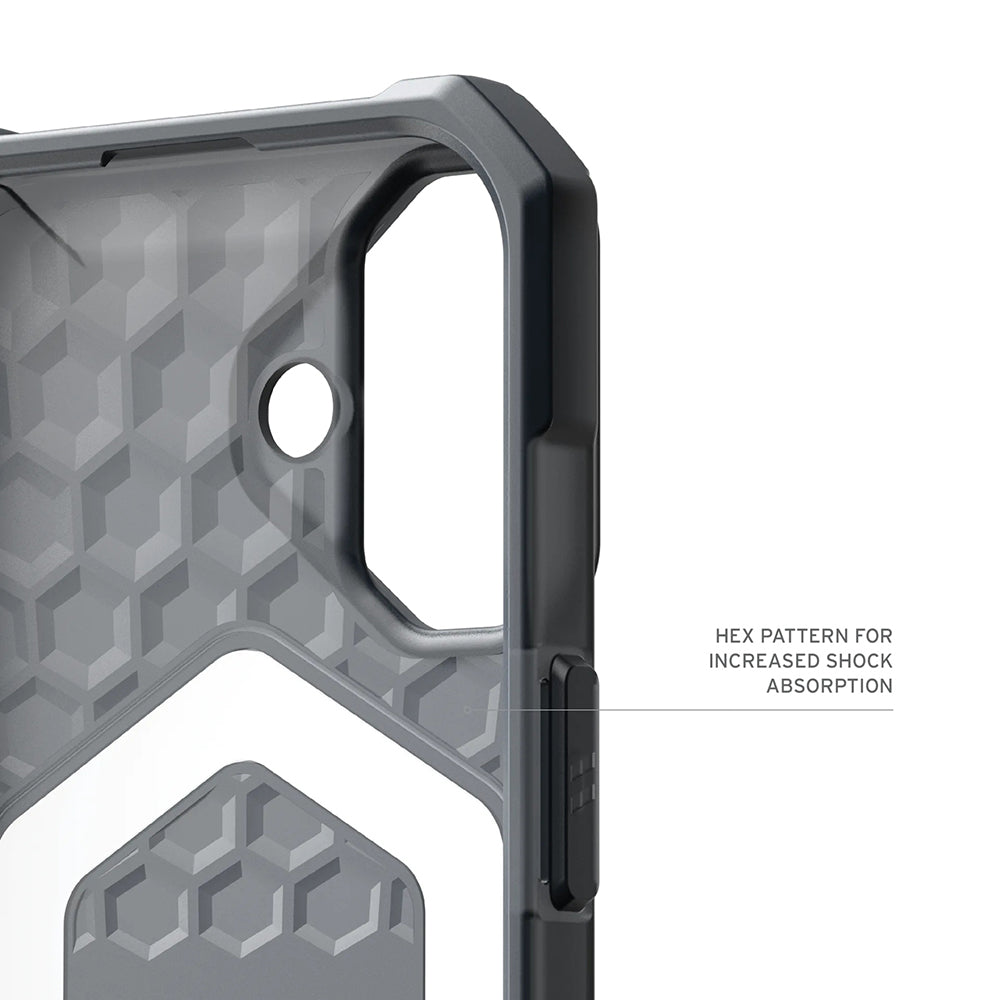 Husa MagSafe pentru Apple iPhone 17 Pro, Urban Armor Gear, Essential Armor, Gri