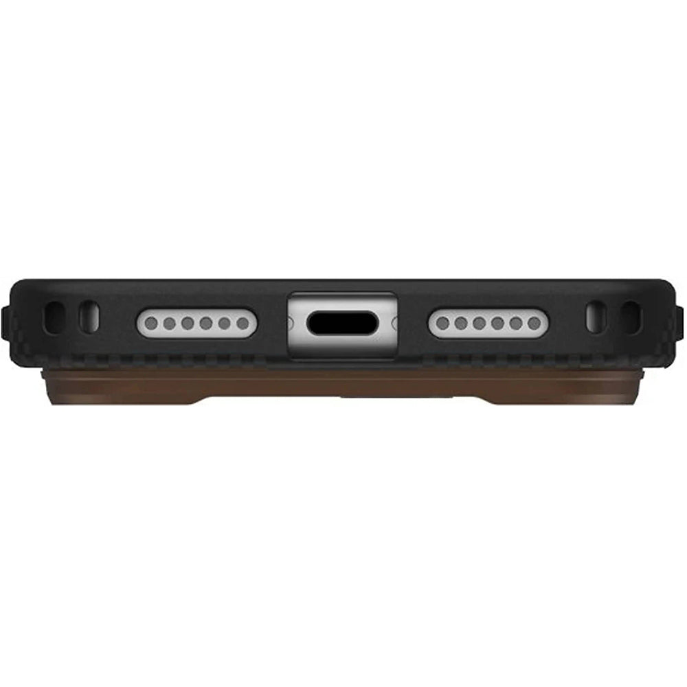 Husa MagSafe pentru Apple iPhone 17 Pro, Urban Armor Gear, Fibr Armr, Neagra Bronz