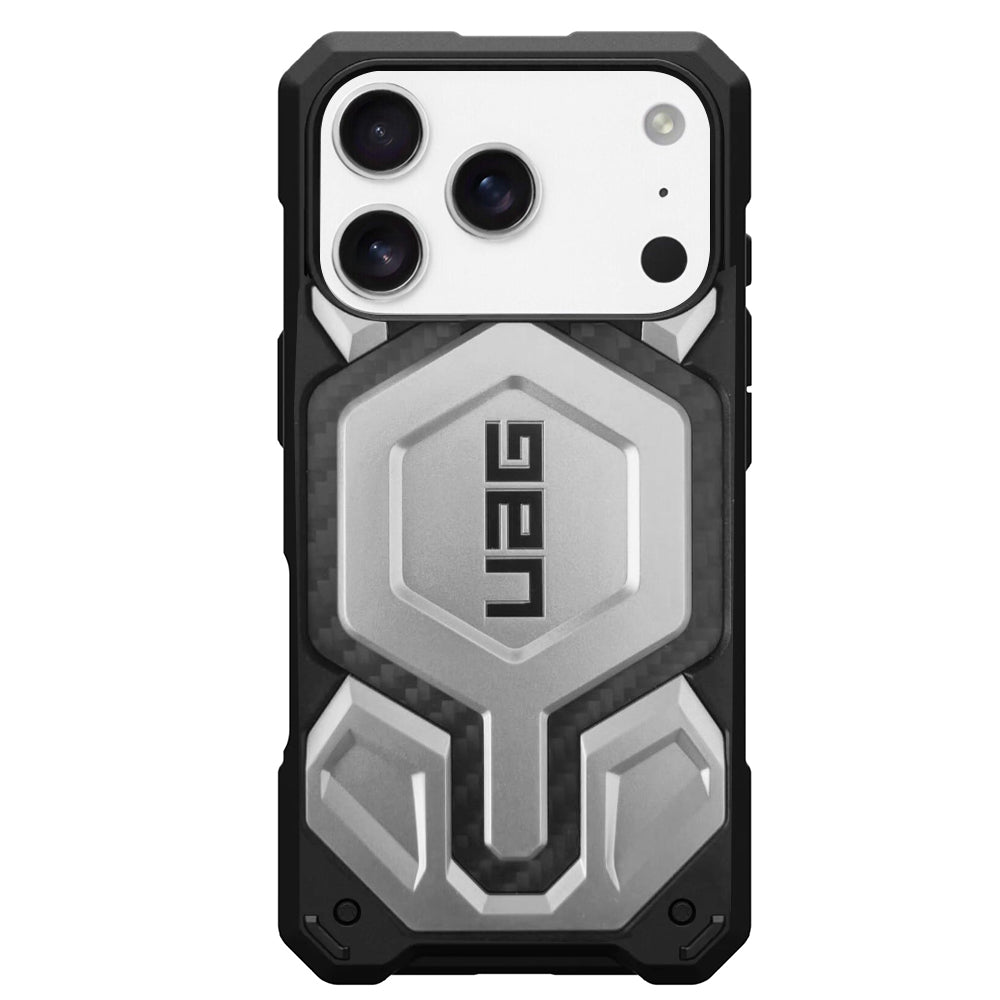 Husa MagSafe pentru Apple iPhone 17 Pro, Urban Armor Gear, Monarch Pro, Gri