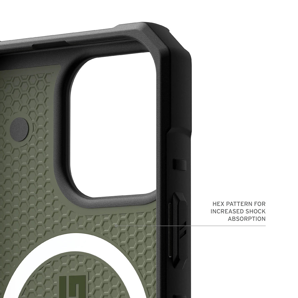 Husa MagSafe pentru Apple iPhone 17 Pro, Urban Armor Gear, Pathfinder, Verde