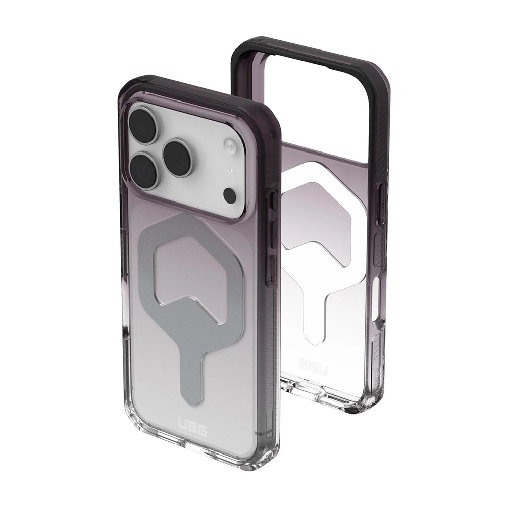 Husa MagSafe pentru Apple iPhone 17 Pro, Urban Armor Gear, Plyo, Neagra Transparenta