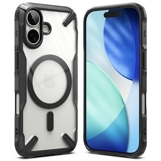 Husa MagSafe pentru Apple iPhone 17, Ringke, Fusion X, Neagra