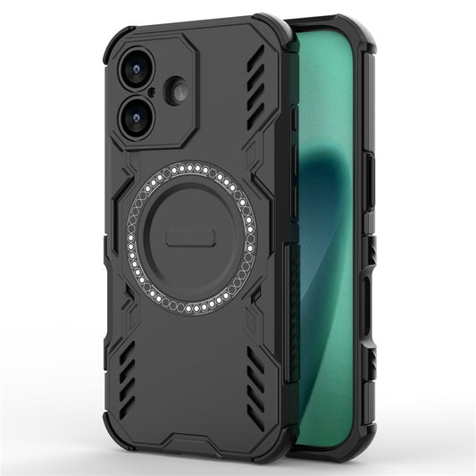 Husa MagSafe pentru Apple iPhone 17, Techsuit, ArmorMag, Neagra