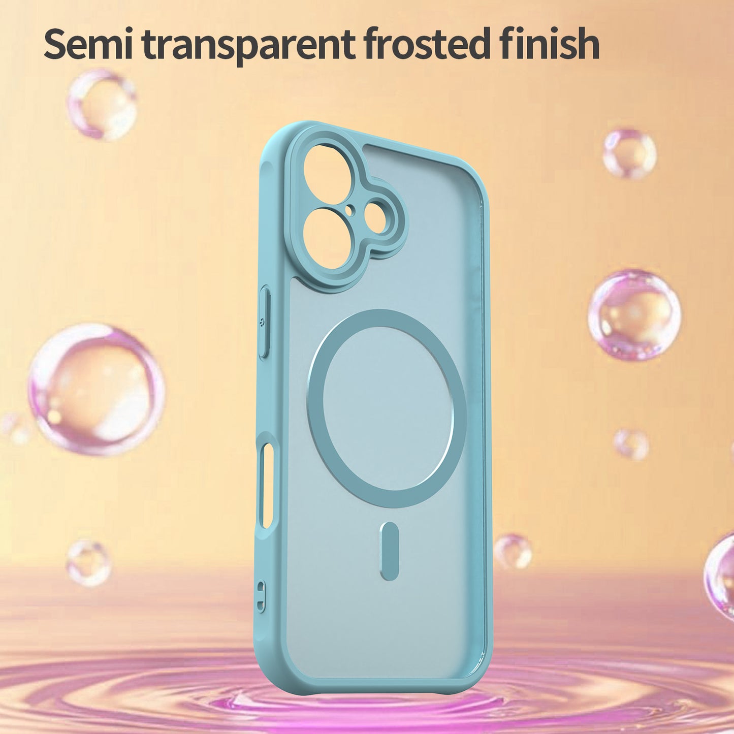 Husa MagSafe pentru Apple iPhone 17, Techsuit, HaloFrost II, Verde Deschis