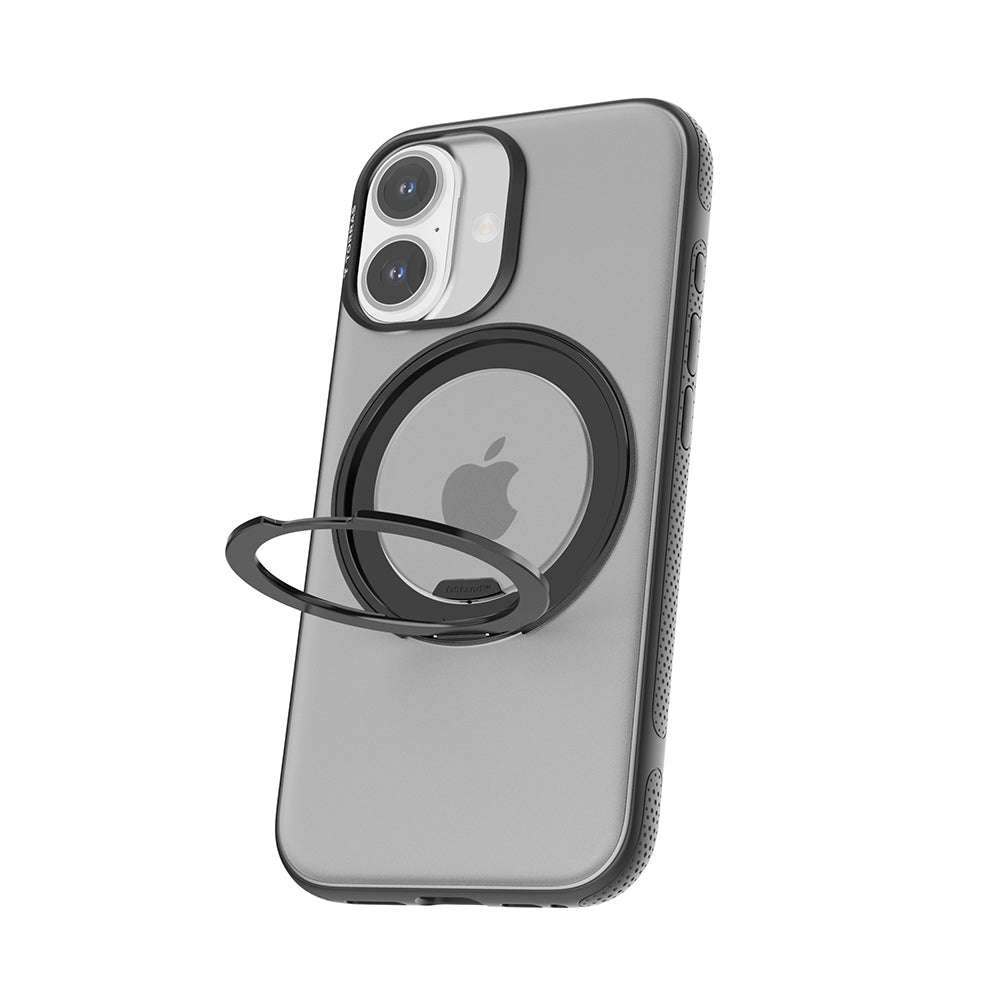 Husa MagSafe pentru Apple iPhone 17, Torras, Ostand R Fitness, Transparenta