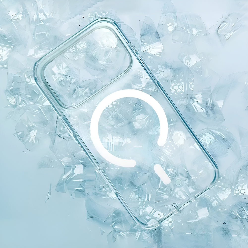 Husa MagSafe pentru Apple iPhone 17, UNIQ, Clario MagClick, Transparenta
